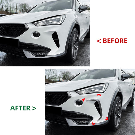 AutoStyle, Kofangerflag, ABS Blank Sort, passer til Cupra Formentor (2020-2024)
