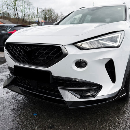 AutoStyle, Frontspoiler, Blank sort ABS, passer til Cupra Formentor (2020-2024)