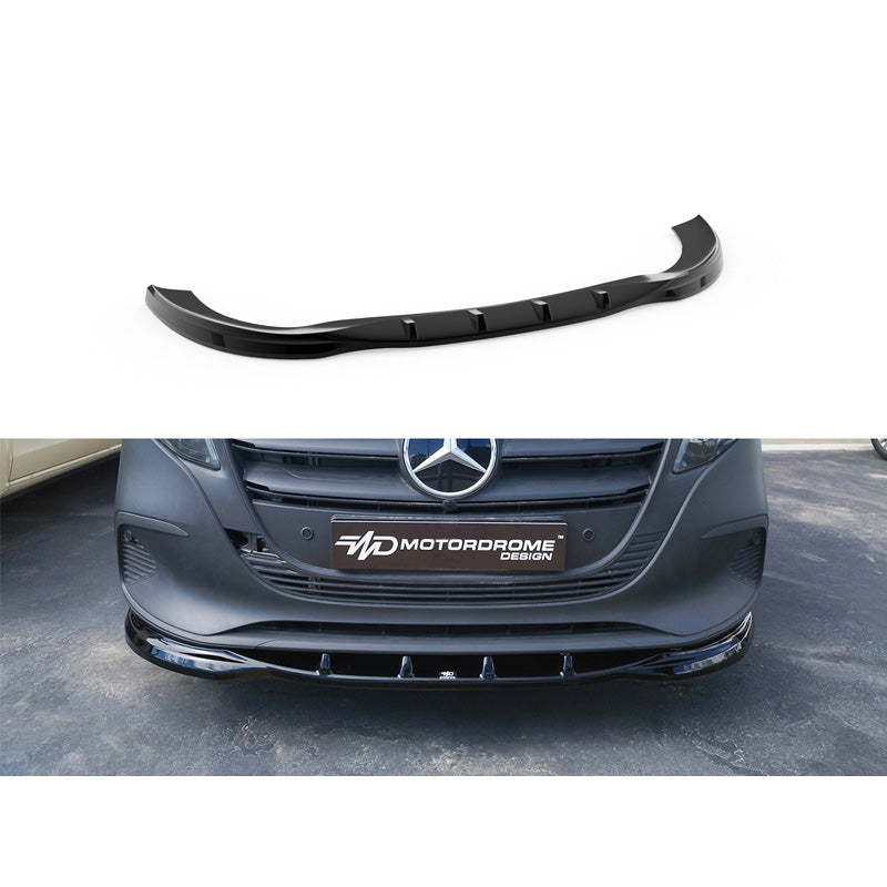 Motordrome, Frontspoiler, ABS-plast, Passer til Mercedes Vito W447 Facelift 2024-, Aerodynamisk design