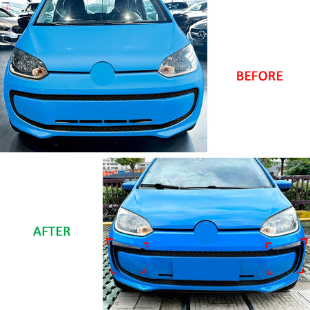 AutoStyle, Kofangerflag, ABS Blank Sort, passer til Volkswagen Up! (2011-), ekskl. GTi