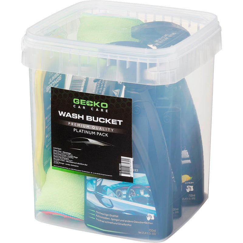 Gecko, Wash Bucket Platinum Pack, 6-piece set