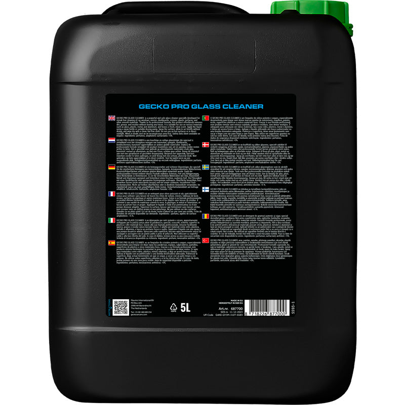 Gecko, Pro Glass Cleaner, 5 liter
