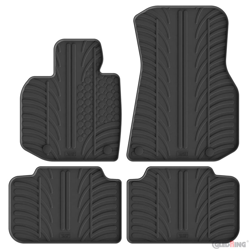 Gledring Rubber car mats set suitable for BMW X3 (G45) 2024- (T profile 4-pieces)