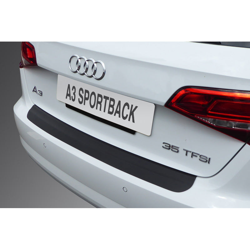 RGM, ABS Heckstoßstangenschutz passend für Audi A3 (8V) Sportback Facelift 05/2016-04/2020 inkl. S-Line/S3/RS3 - Schwarz, Mattschwarz