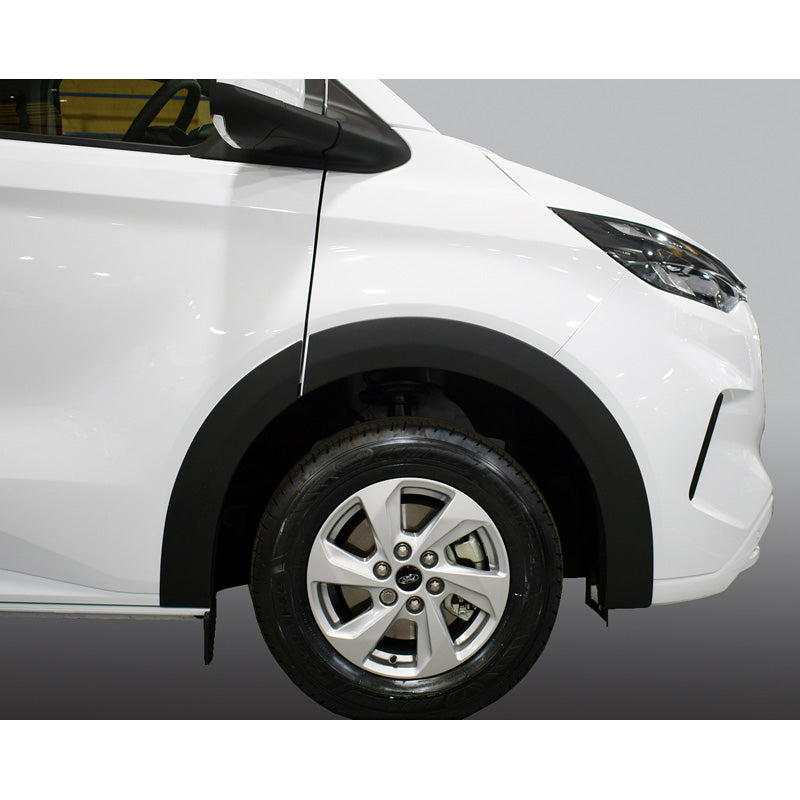 RGM, Hjulkapsler, ABS-plast, Passer til Ford Transit Custom / Tourneo Custom (V710) 2023-, Kort akselafstand, Venstre skydedør, Sort, 8-dele sæt