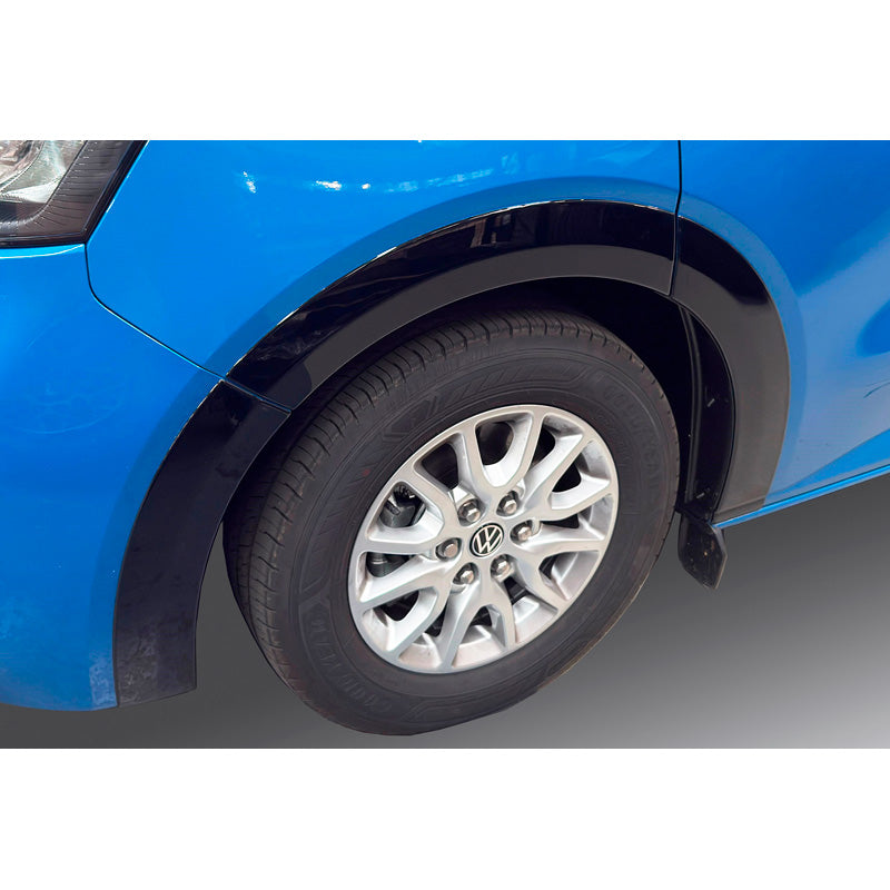 RGM Set Wheel arch extensions suitable for Volkswagen Transporter T7 2024- Short Wheel Base - right sliding door - Gloss Black