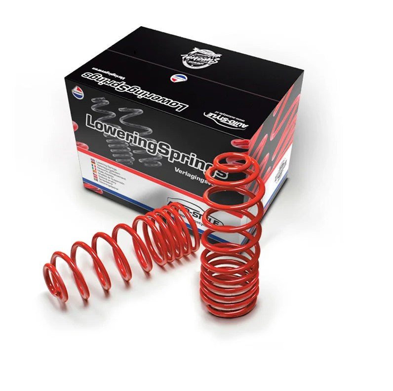AutoStyle, Tieferlegungsfedern passend für Peugeot Expert Panel Van Long 2016- HA45mm, Stahl, Rot