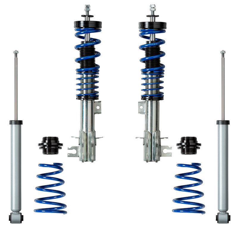 Bonrath, Gewindefahrwerke passend für Opel Corsa D 2006-2014 & Corsa E 2014-, Stahl, Aluminium, Blau