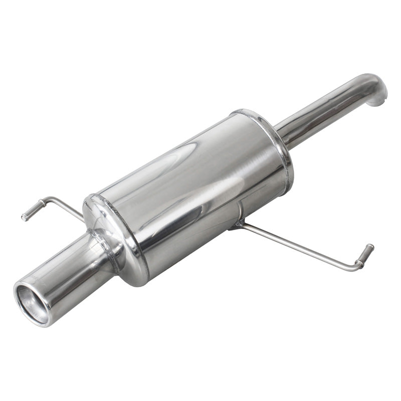 InoXcar, 100% Edelstahl Sportauspuff passend für Alfa Romeo 147 2.0 TS (150PS) 2001- 80mm, Inox