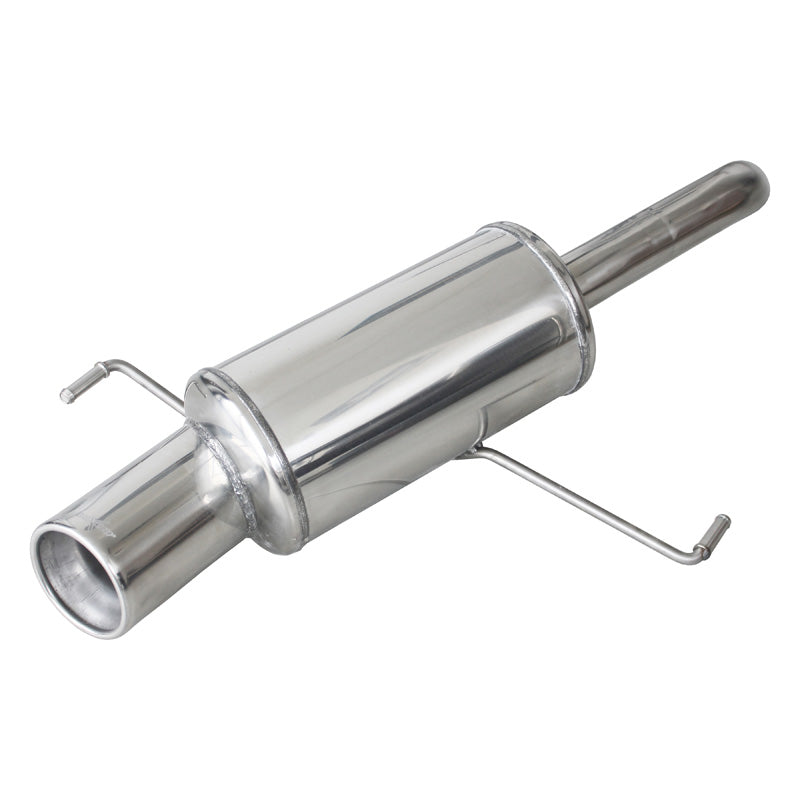 InoXcar, 100% Edelstahl Sportauspuff passend für Alfa Romeo 147 1.6 TS (105PS) 2001- 102mm (Ø48mm), Inox