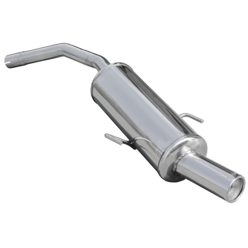 InoXcar, 100% Edelstahl Sportauspuff passend für Alfa Romeo 156 1.8 TS (140-145PS) 1997- 80mm, Inox