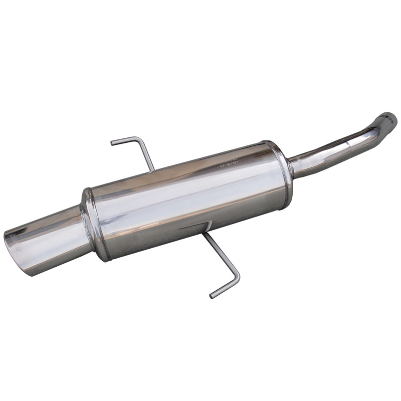 InoXcar, 100% Edelstahl Sportauspuff passend für Alfa Romeo 156 1.9 JTD (140PS) 1997- 120x80mm, Inox