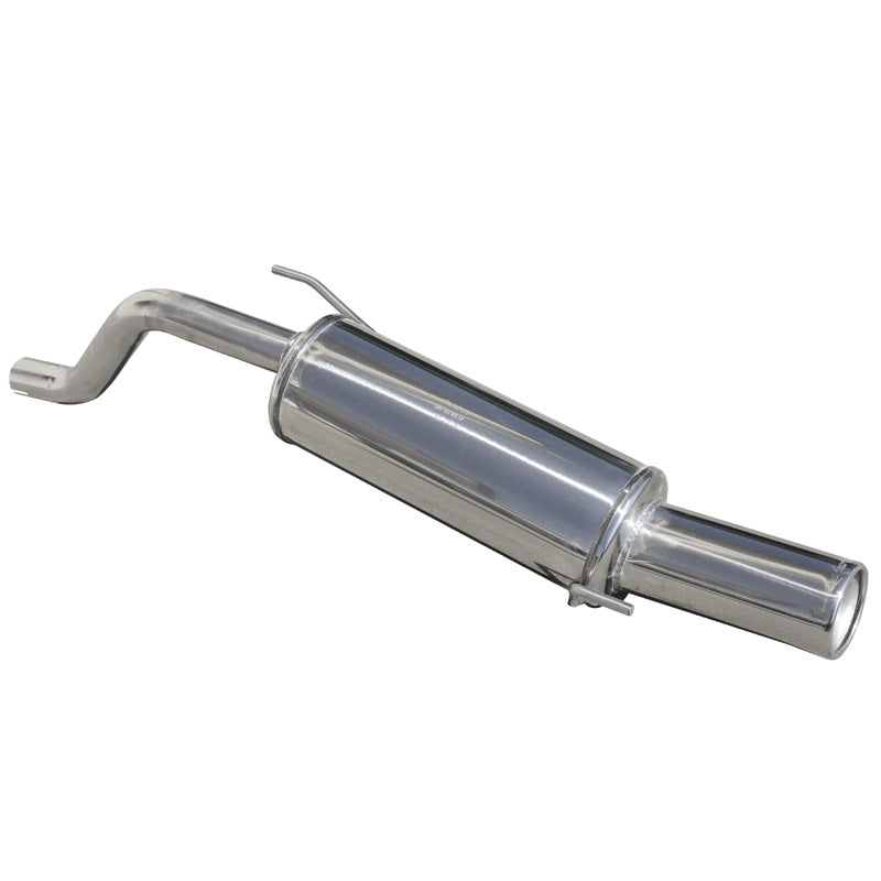 InoXcar, 100% Edelstahl Sportauspuff passend für Alfa Romeo Mito 1.4 TB (120PS) 2009- 102mm (Ø50mm), Inox