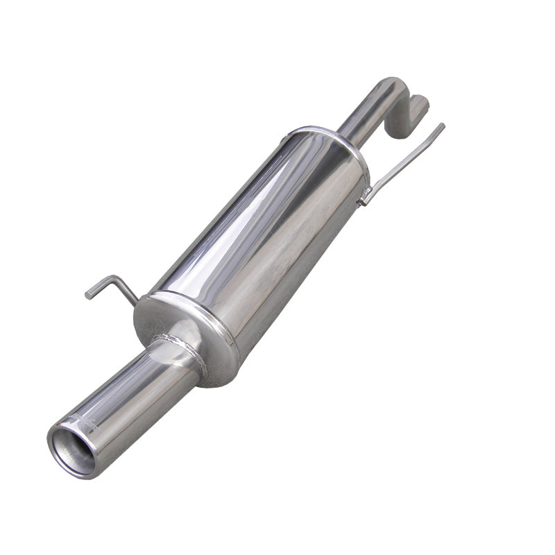 InoXcar, 100% Edelstahl Sportauspuff passend für Fiat Punto Evo 1.4 (77PS) 2009- Ø42mm 80mm, Inox