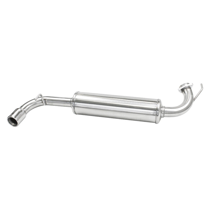 InoXcar, 100% Edelstahl Sportauspuff passend für Lancia Delta (831) 2.0 Turbo Int. 8v/16v 1989- 80mm, Inox