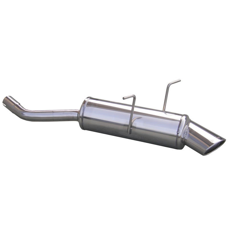 InoXcar, 100% Edelstahl Sportauspuff passend für BMW Mini One 1.6 (90PS) 2001- 120x80mm, Inox