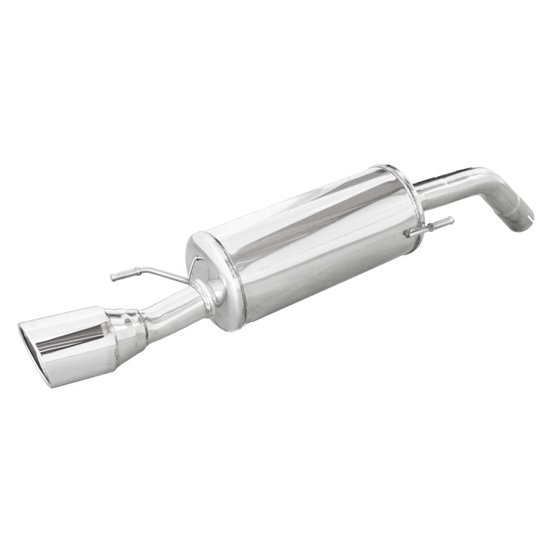 InoXcar, 100% Edelstahl Sportauspuff passend für Opel Adam 1.4 S Turbo 150PS 2015- 54mm 1x100mm X-Race, Inox