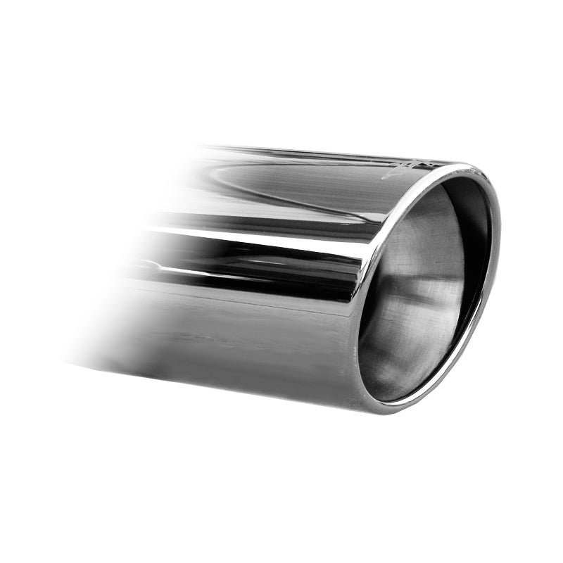 InoXcar, 100% Edelstahl Doppelauspuff + Mittelrohr passend für Audi A4 B8 Avant 2.0TDi 2WD 2008- Links/Rechts 100mm X-Race, Inox