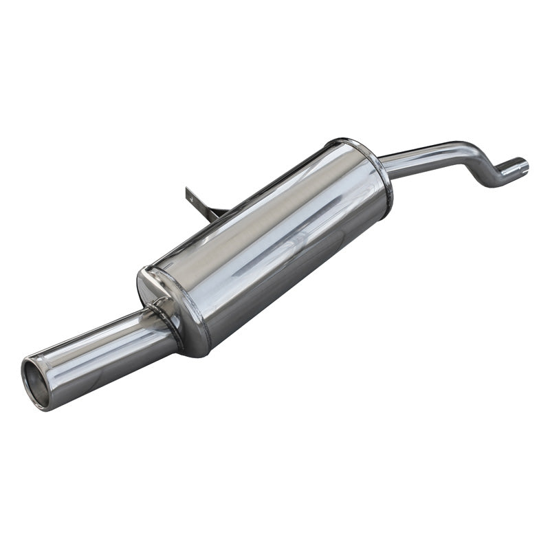 InoXcar, 100% Edelstahl Sportauspuff passend für Renault Clio III 1.2T (100PS) 2009- Ø40mm 80mm, Inox