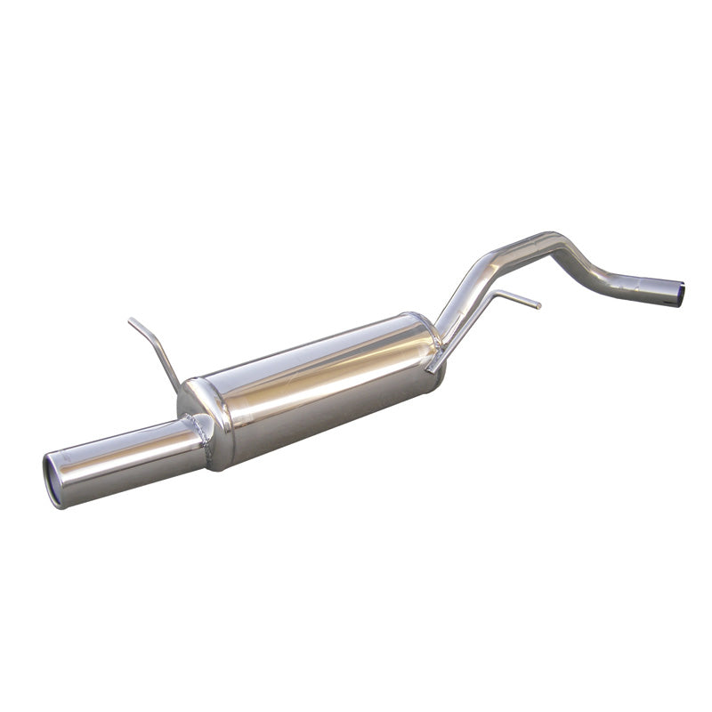 InoXcar, 100% Edelstahl Sportauspuff passend für Seat Ibiza 6L 1.9 SDi/TDi 2002- 80mm, Inox