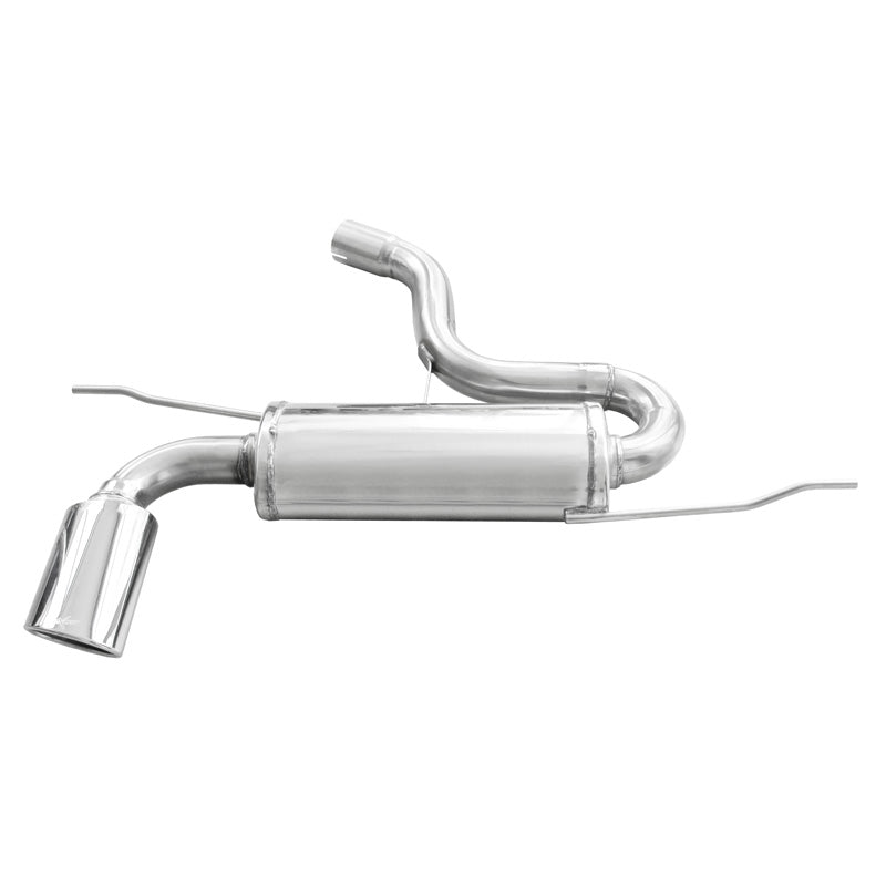 InoXcar, 100% Edelstahl Sportauspuff passend für Seat Leon 1P 2.0 TFSi Cupra (240PS) 2005- 120x80mm Oblique, Inox