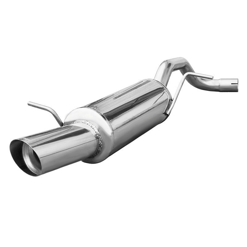 InoXcar, 100% Edelstahl Sportauspuff passend für Skoda Fabia II 1.4TSi RS DSG (180PS) 2012- 102mm Racing, Inox