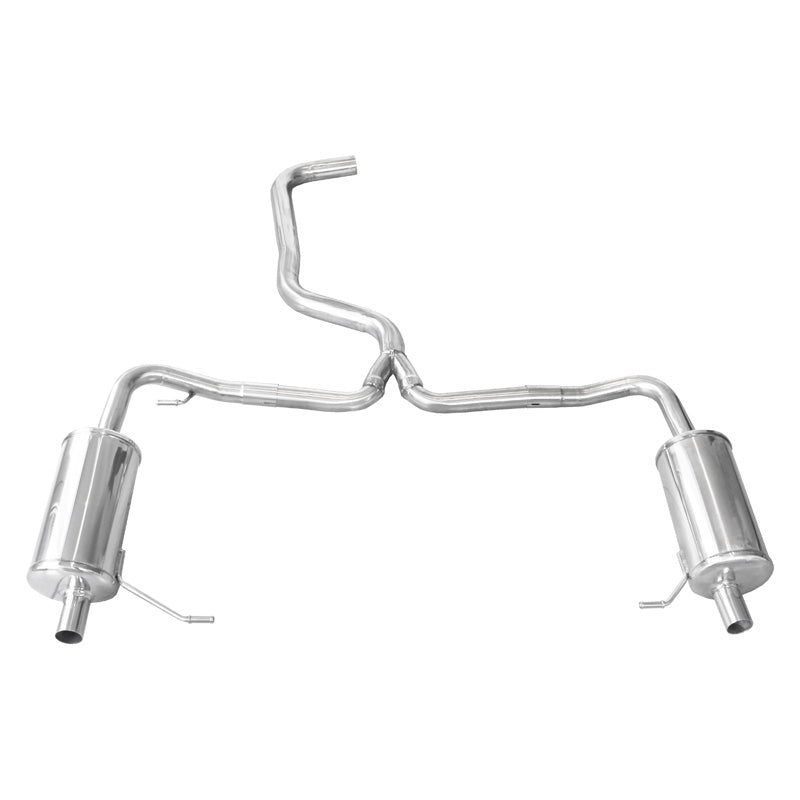 InoXcar, 100% Edelstahl Doppelauspuff passend für Skoda Octavia RS 2.0 220PS 2013-2016, Inox