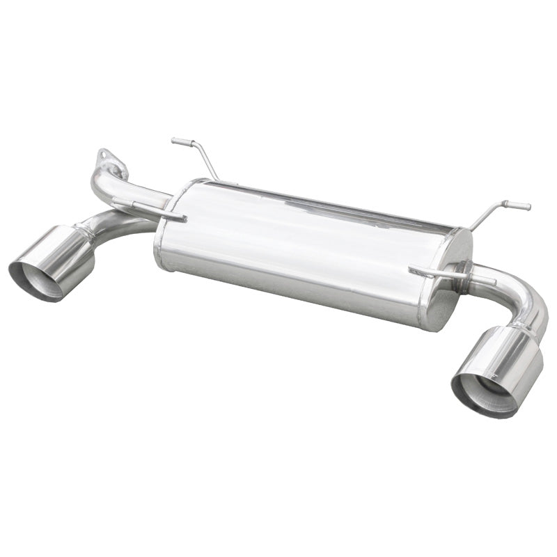 InoXcar, 100% Edelstahl Doppelauspuff passend für Subaru BRZ 2.0 200PS 2012-2017 1x102mm Racing, Inox