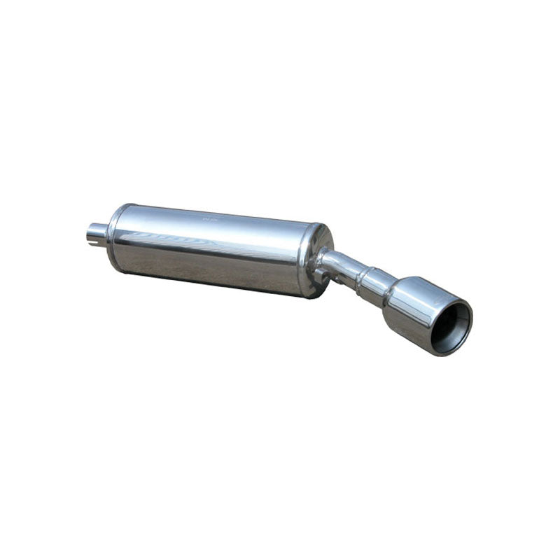 InoXcar, 100% Edelstahl Sportauspuff passend für Volkswagen Golf I 1.6 Diesel (70PS) -1984 80mm, Inox