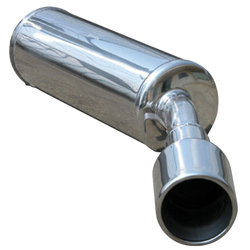 InoXcar, 100% Edelstahl Sportauspuff passend für Volkswagen Golf I Cabrio 1.6 (110PS) -1984 102mm, Inox