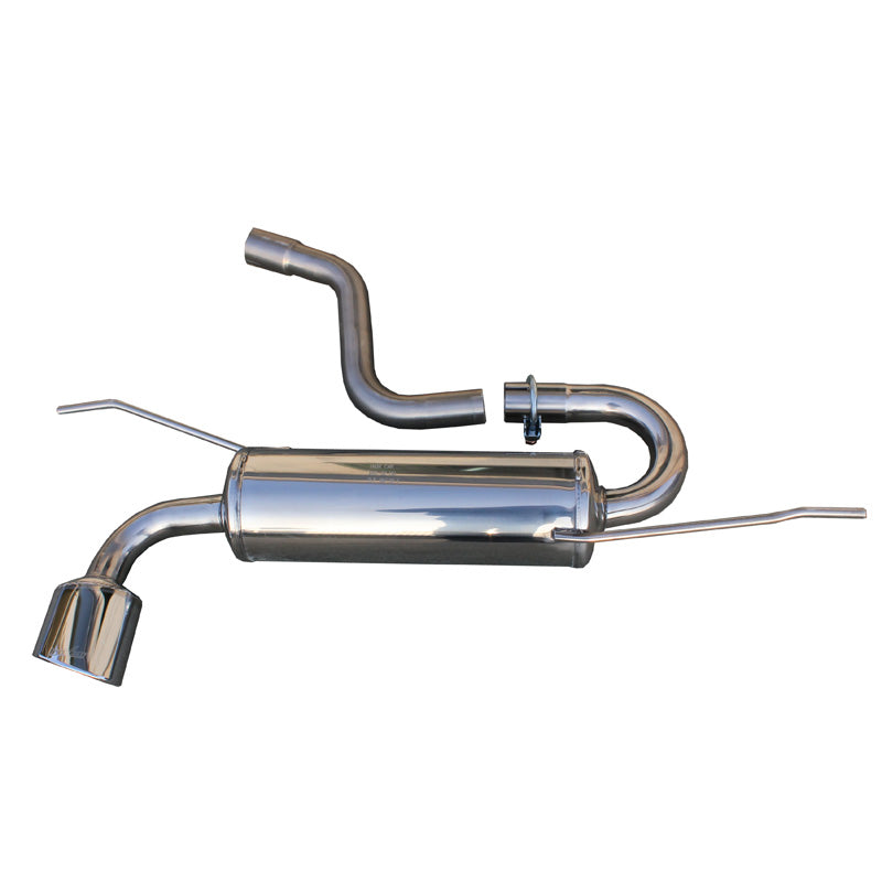 InoXcar, 100% Edelstahl Sportauspuff passend für Volkswagen Golf VI 2.0TDi GTD (170PS) 2009- 120x80mm Oblique, Inox