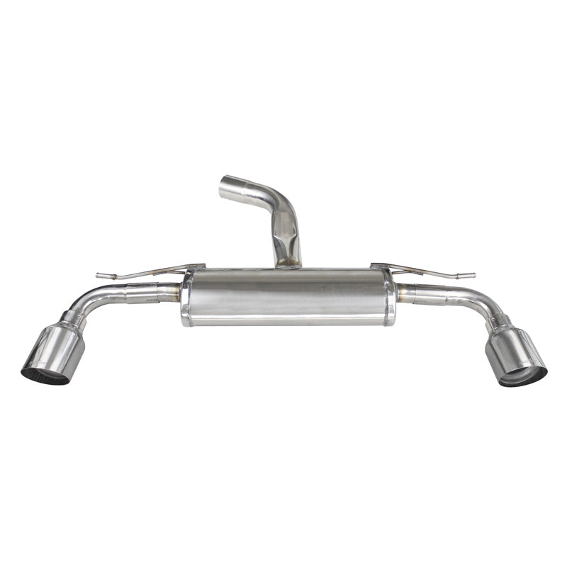 InoXcar, 100% Edelstahl Doppelauspuff passend für Volkswagen Golf VII 2.0 GTI (7.5) 245PS 2017- 1x102mm Racing, Inox