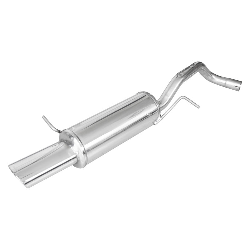 InoXcar, 100% Edelstahl Sportauspuff passend für Volkswagen Polo 9N2 1.8T GTi (150PS) 2006- 120x80mm, Inox