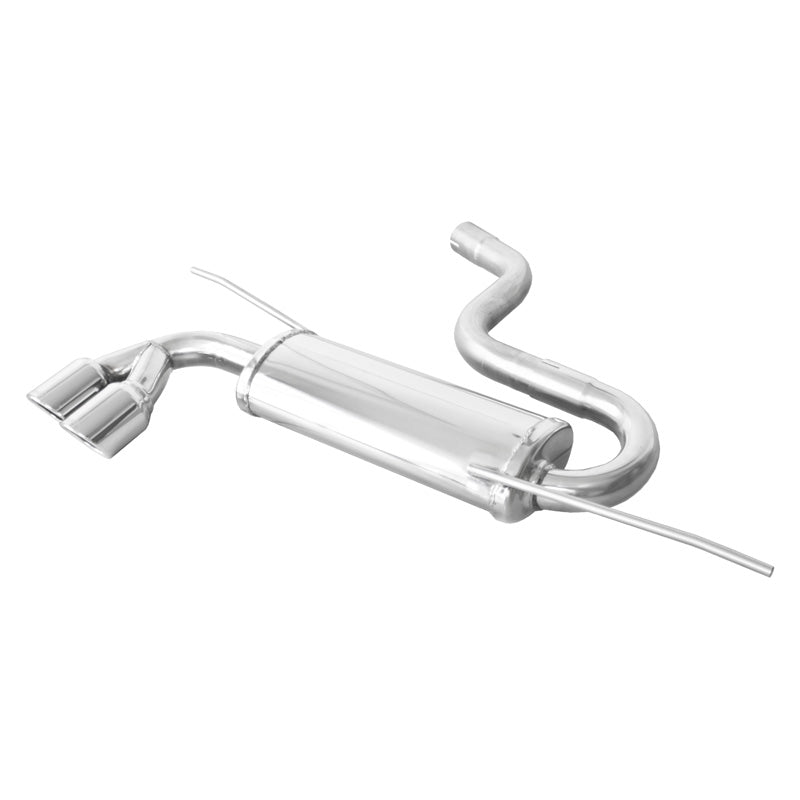 InoXcar, 100% Edelstahl Sportauspuff passend für Volkswagen Scirocco 1.4 TSI 122PS 2008- 2x80mm X-Race, Inox