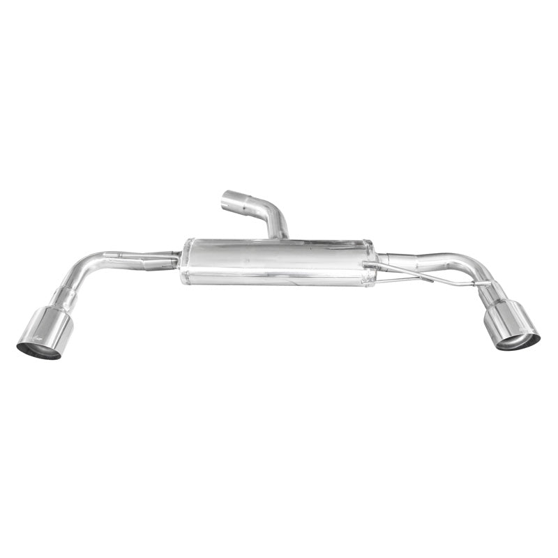 InoXcar, 100% Edelstahl Doppelauspuff passend für Volkswagen Scirocco 2.0 R TSi DSG (265PS) 2010- Links/Rechts 102mm Racing, Inox