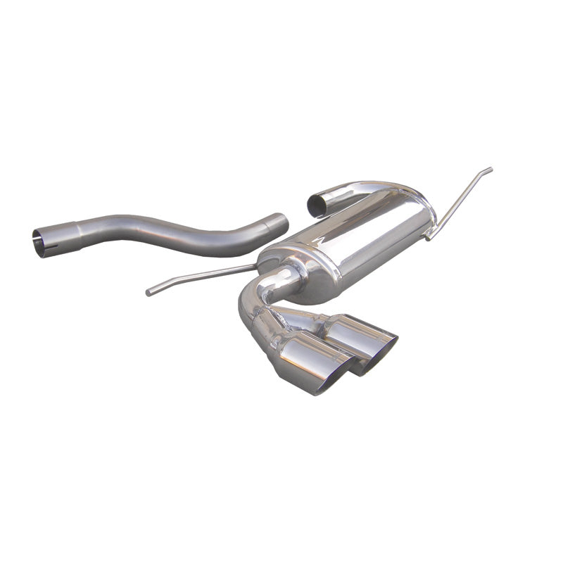 InoXcar, 100% Edelstahl Sportauspuff passend für Volkswagen Scirocco 2.0TDi (170PS) 2008- 2x80mm Racing, Inox