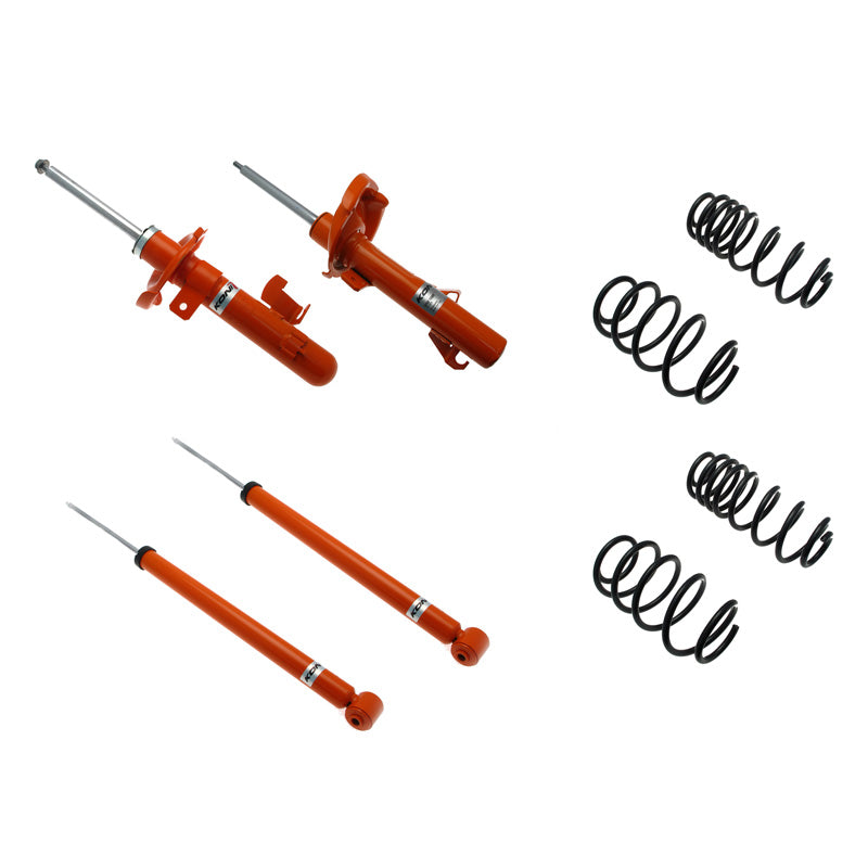 KONI, STR.T Kit passend für Volvo C30 2007-2014 - VA-Last 1001kg- - 30/30mm (1120-0862), Stahl, Orange
