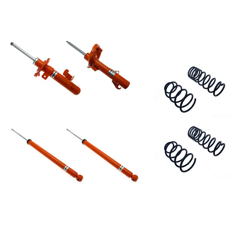 KONI, STR.T Kit passend für Volvo V50 inkl. Sportfahrwerk (exkl. 4WD) 2004-2012 - 35/35mm (1120-2082), Stahl, Orange