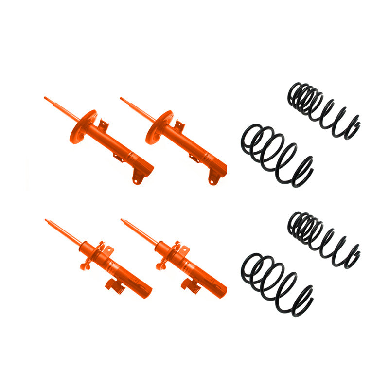 KONI, STR.T Kit passend für Mercedes CLK-Klasse (W209) Cabrio CLK200/200K/240/280/320/350 2002-2009 - 35/35mm (1120-2591), Stahl, Orange
