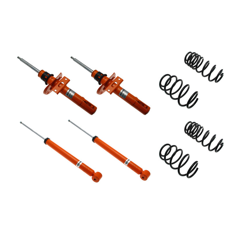 KONI, STR.T Kit passend für Audi A2 (8Z0) 1.4 TDI 2000-2005 - 25/25mm (1120-3882), Stahl, Orange