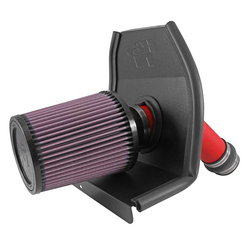 K&N, Typhoon Kit passend für Subaru WRX STi 2.5L 2015-2017 - Matt-Rot (69-8007TWR), Baumwolle