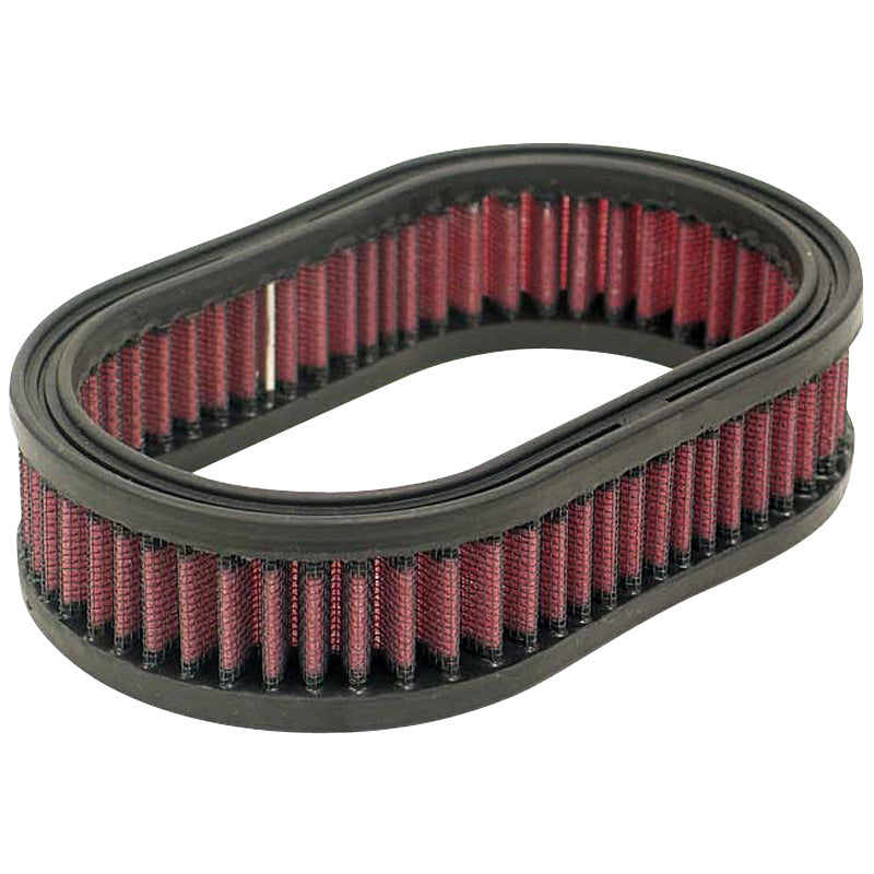 K&N, Tauschluftfilter Oval - 178mm x 114mm, 46mm Höhe (E-3321), Baumwolle, Rot