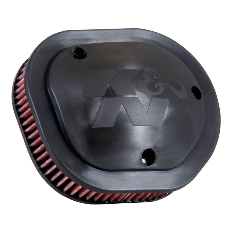 K&N, Tauschluftfilter passend für Indian Chief Classic 2014-2016 (PL-1814), Baumwolle, Rot