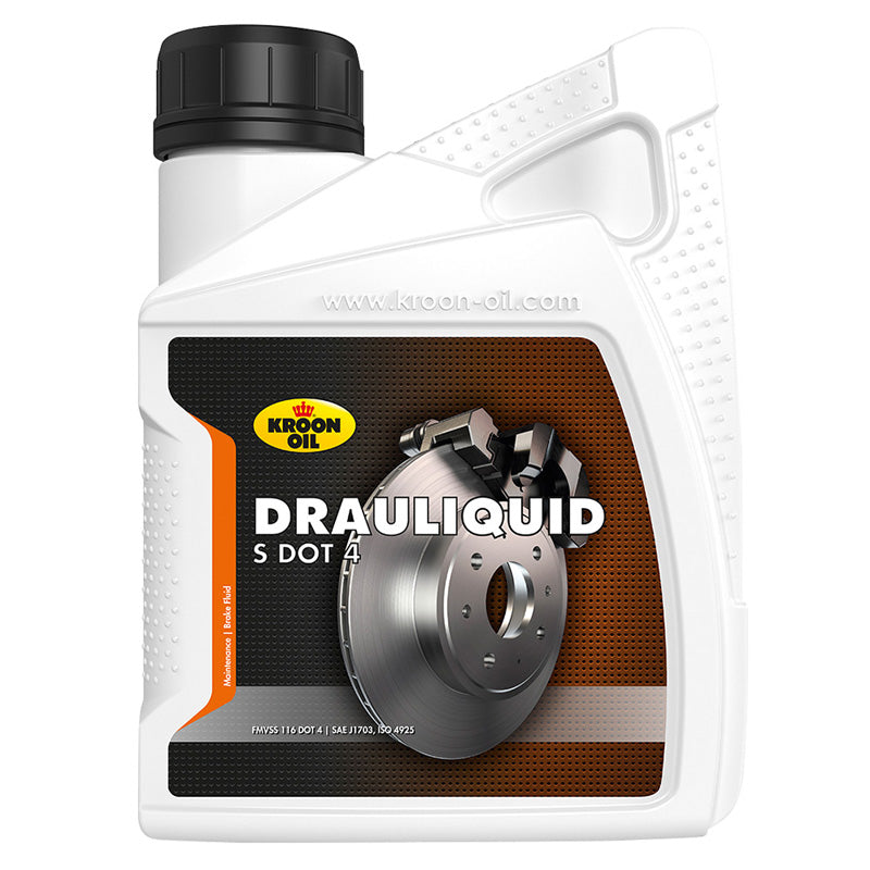 Kroon-Oil, 35663 Drauliquid-S DOT 4 500ml, Flüssigkeit, Braun