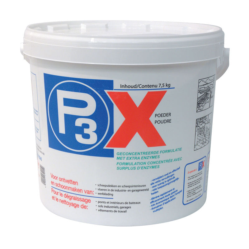 P3x, P3-X Industrielles Reinigungspulver 7.5kg, Weiss