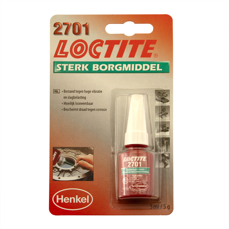 Loctite, 2701 Schraubensicherung (grün) 5ml, Grau