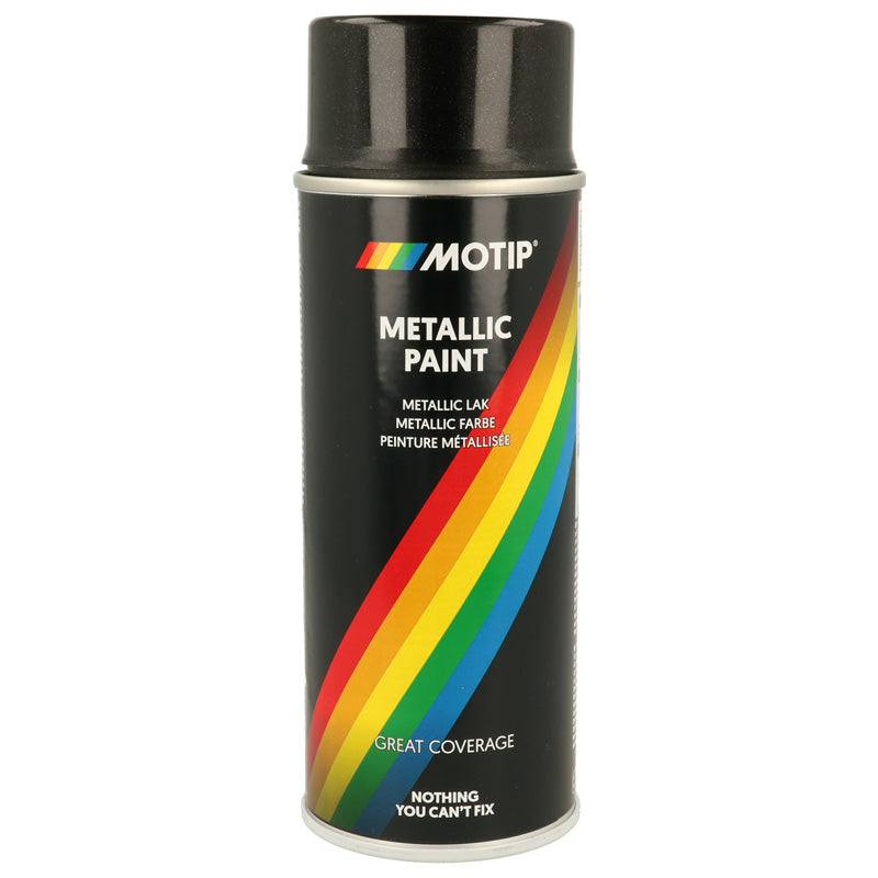 Motip Metallic Lacquer - Black - 400ml