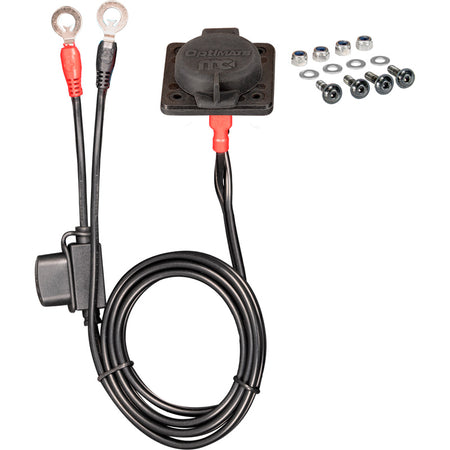 OptiMate, PORT O-97P12, MagCode Clip Panel Mount, Magnetisk batteriopladerforbindelse, 12V