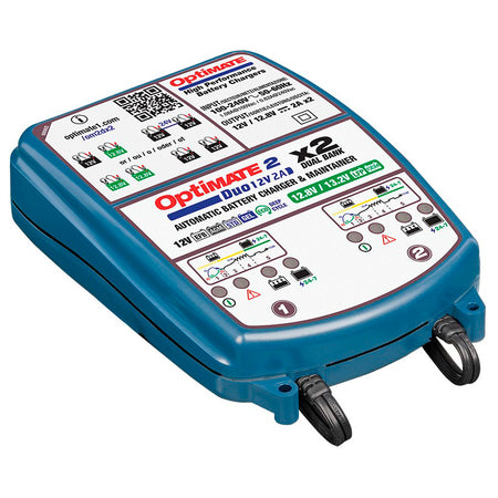 OptiMate, Batterioplader, 2x2 Bank, 12V/12,8V, 2A