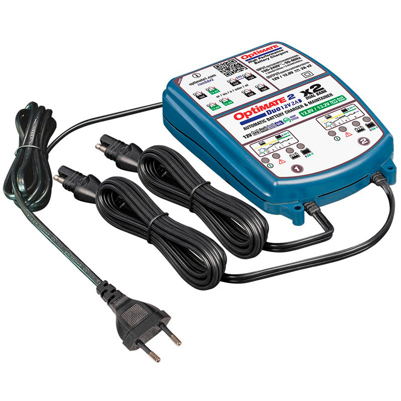 OptiMate, Batterioplader, 2x2 Bank, 12V/12,8V, 2A